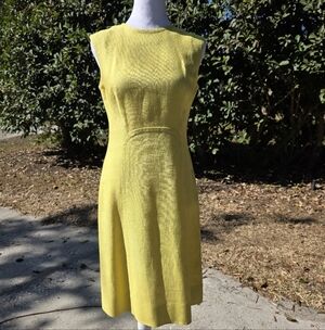 Vintage Moygashel Irish Linen From Klothes Horse East Islip Timeless Dress SzS